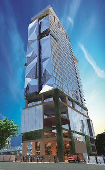 Hotel Front - Evening or Night